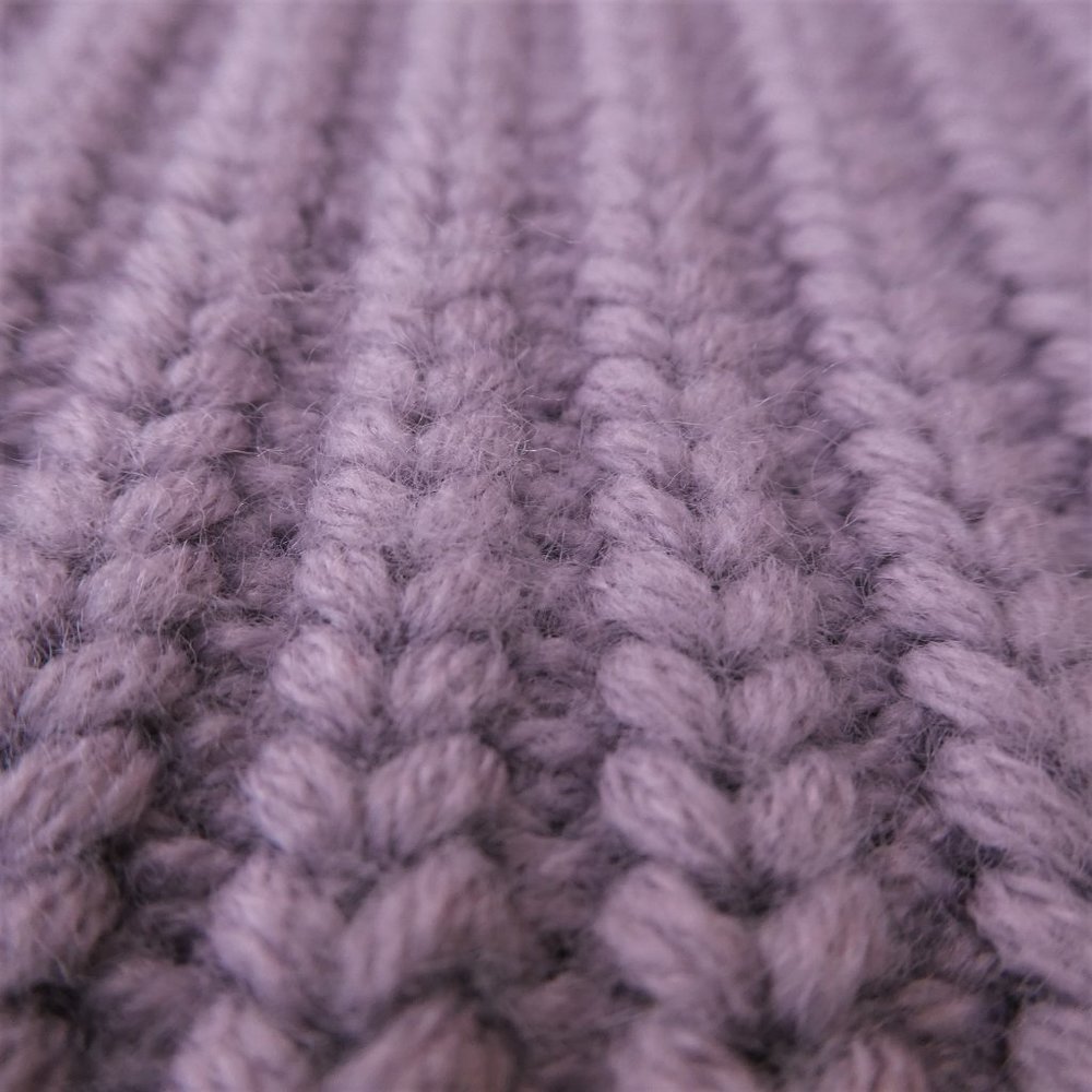 Vintage Contact NY Knit Turtleneck Sleeveless Ribbed Mock Neck Mauve Acrylic - Picture 2 of 8